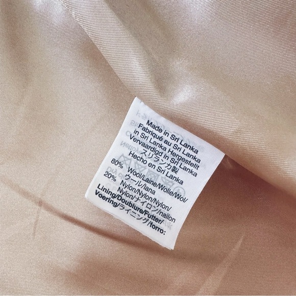 NEW J.Crew Pink Nello Gori Italian Stadium Cloth Wool Cocoon Coat Size 00 - Picture 8 of 9